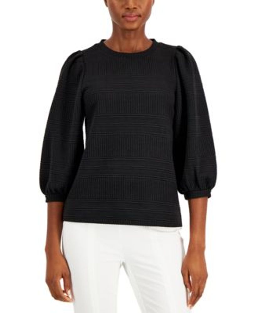 Women's Puff Sleeve Pullover Sweater