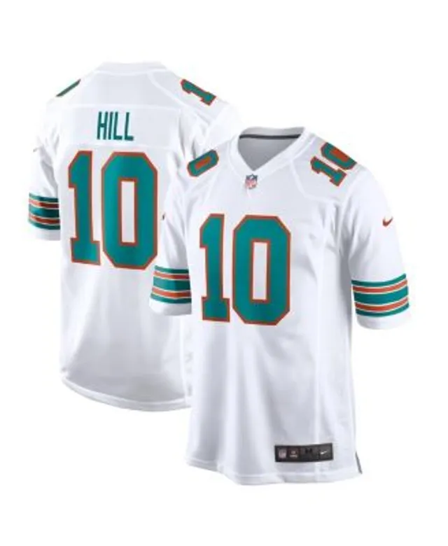 Men's Miami Dolphins Tyreek Hill Nike Aqua Player Name & Number T-Shirt