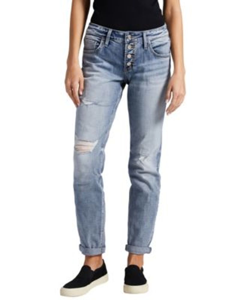 macys silver jeans
