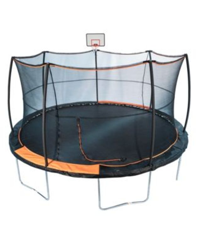 Depressie aanbidden Uit JumpKing Trampoline with Basketball Hoop and Ball, 180" | Connecticut Post  Mall