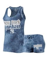 Women's Concepts Sport Navy Detroit Tigers Billboard Racerback Tank Top & Shorts Set Size: Small