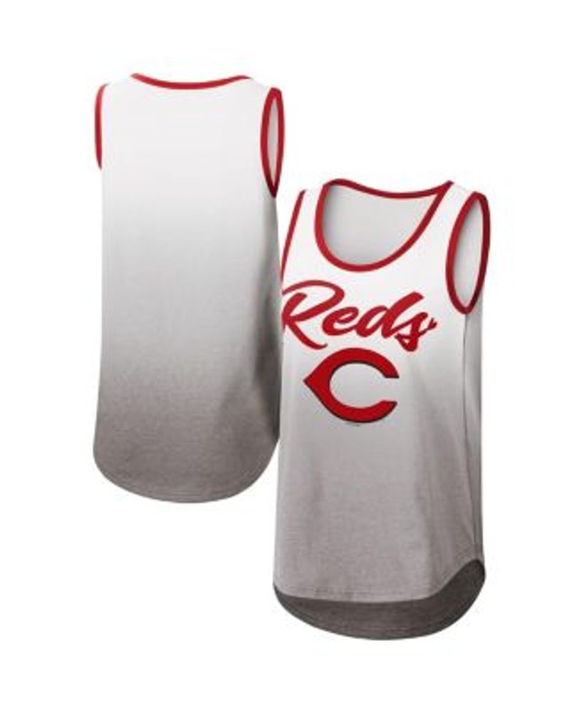 Women's G-III 4Her by Carl Banks White Cincinnati Reds City Graphic Fitted T-Shirt Size: Medium