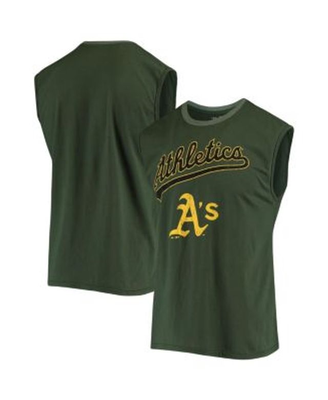 Majestic Athletic Oakland Athletics Logo Crewneck Athletics Green