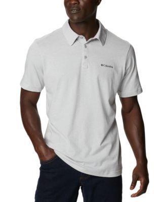 Men's Thistletown Hills Logo-Print Tech Polo Shirt