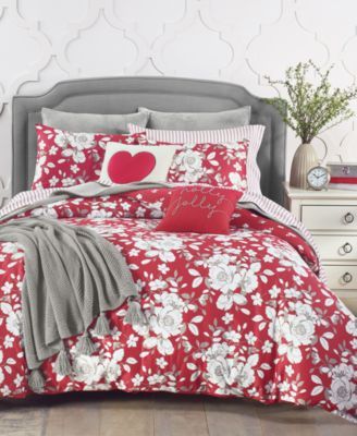 Winter Rose Comforter Set, Created for Macy's