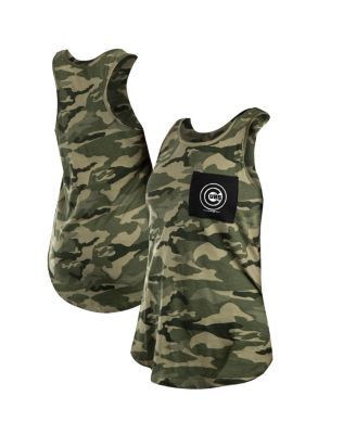 New Era Women's Green Los Angeles Dodgers 2022 Mlb Armed Forces Day Camo  Racerback Tank Top