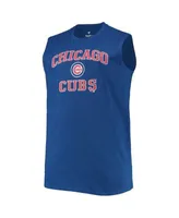 Chicago Cubs Women's Tank Top - Heathered Royal