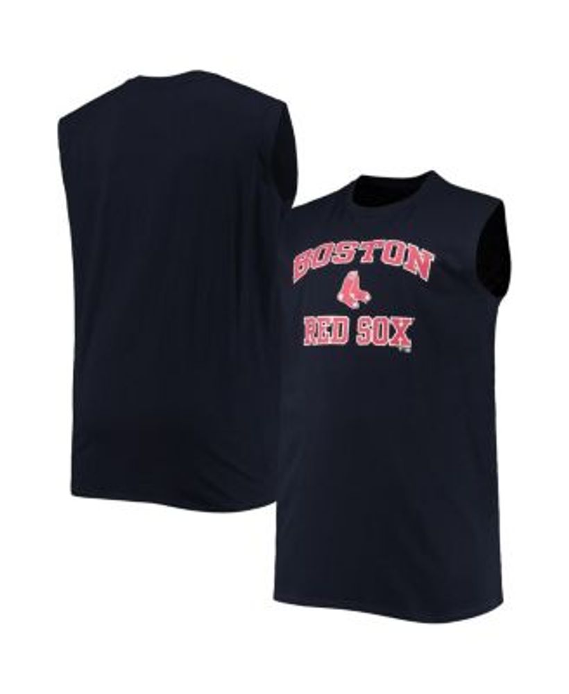 Profile Men's Navy Boston Red Sox Big & Tall Jersey Muscle Tank Top