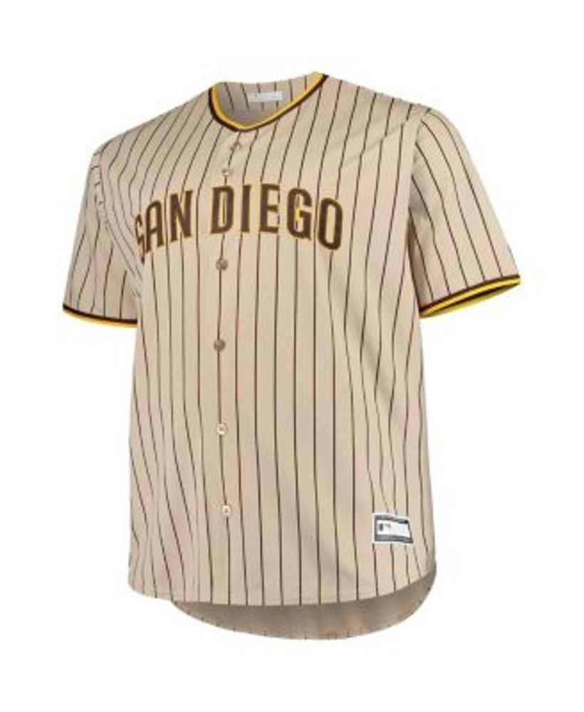 New Era Men's Brown San Diego Padres Big and Tall Twofer Pullover Hoodie