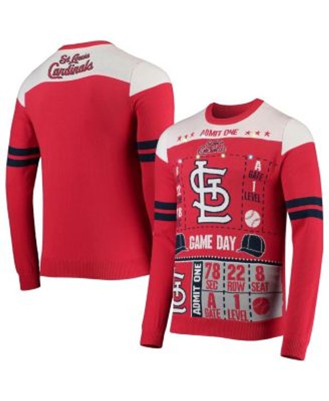 FOCO St Louis Cardinals Womens Cloud Coverage Sweater, Size: L