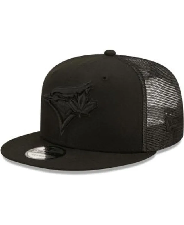 Men's Toronto Blue Jays New Era Black Repeat A-Frame 9FIFTY Trucker  Snapback Hat