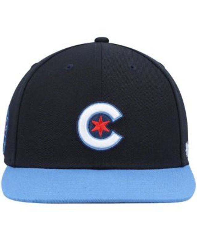 Men's Miami Marlins '47 Blue 2021 City Connect Captain Snapback Hat