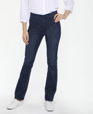 Petite Slim Bootcut Pull-On Jeans