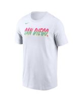 Nike Women's Gray San Diego Padres City Connect Tri-Blend T-shirt - Macy's