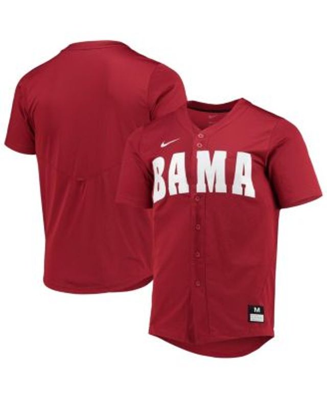 Men's Nike Red Georgia Bulldogs Replica Full-Button Baseball Jersey