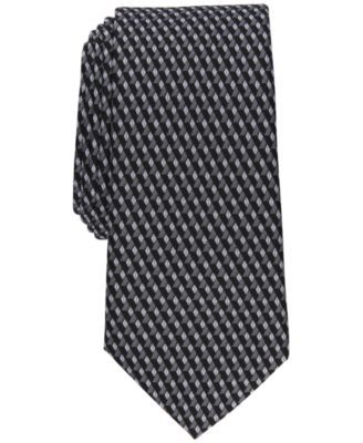 Men's Slim Geometric-Print Tie, Created for Macy's