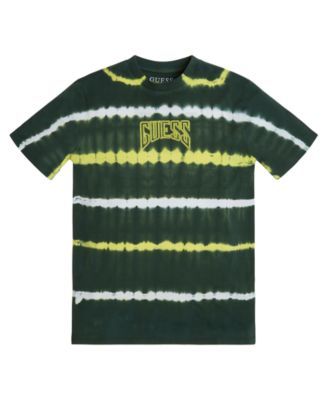 Big Boys Tie Dye Embroidered Knit T-shirt