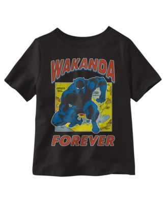Little Boys Wakanda Short Sleeves T-shirt