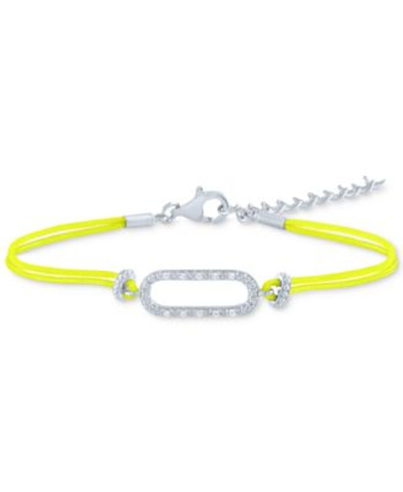 yellow cord bracelet