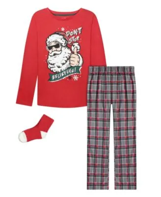 Preschool Scarlet San Francisco 49ers Allover Print Long Sleeve T-Shirt &  Pants - Sleep Set