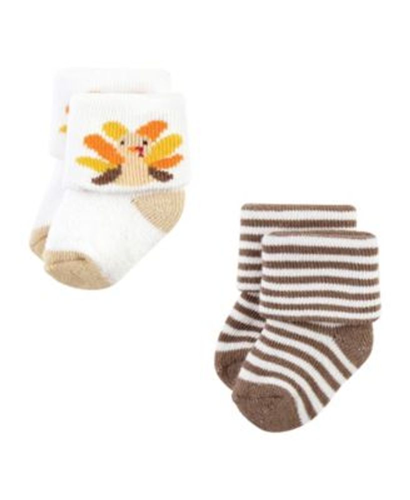 Baby Boys and Girls Holiday Terry Socks