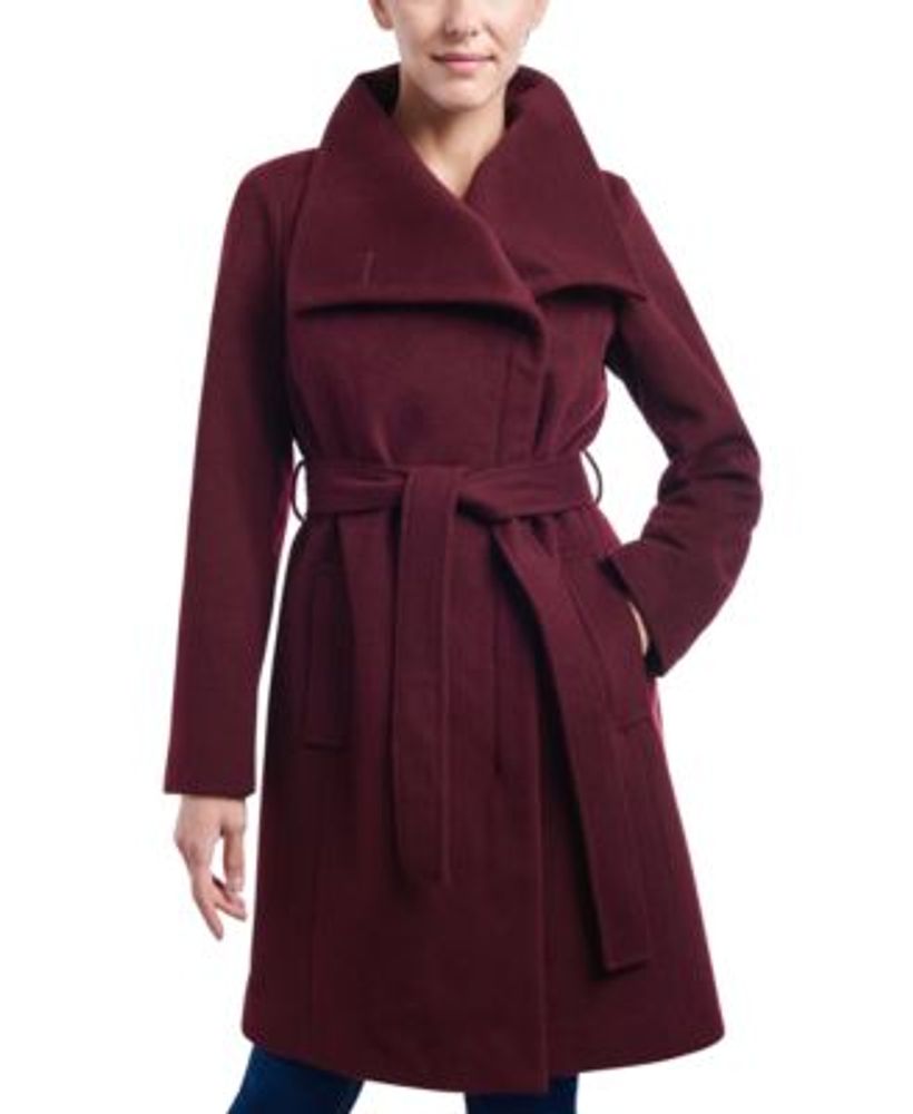 Michael Kors Women's Asymmetric Belted Wrap Coat, Created for Macy's |  Fairlane Town Center