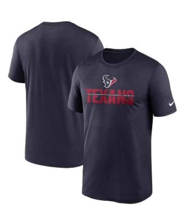 Nike Men's Navy Houston Texans Legend Microtype Performance T-shirt