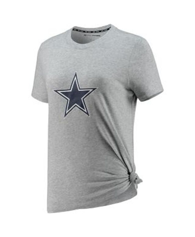 Women's DKNY Sport Navy Dallas Cowboys Charlotte Tri-Blend T-Shirt