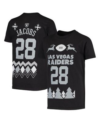 Outerstuff Big Boys Josh Jacobs Silver Las Vegas Raiders Propulsion Name  and Number T-shirt - Macy's