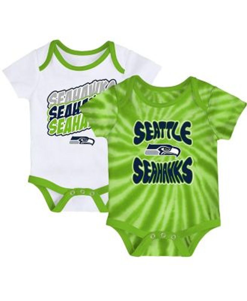 Youth College Navy Seattle Seahawks Team Tie-Dye T-Shirt