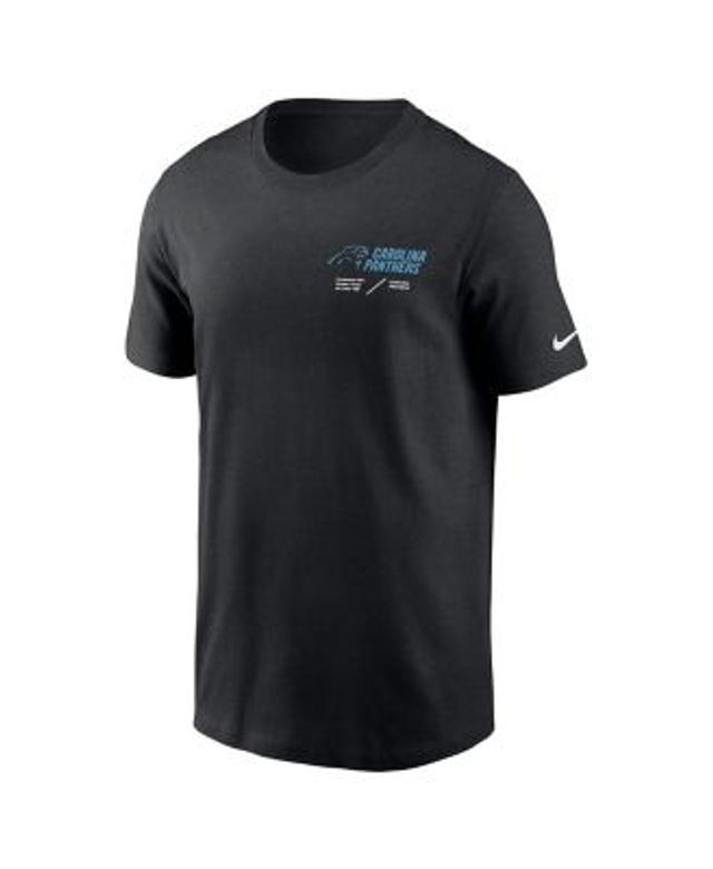 Carolina Panthers Nike Sideline Lockup Performance Long Sleeve T-Shirt -  Blue