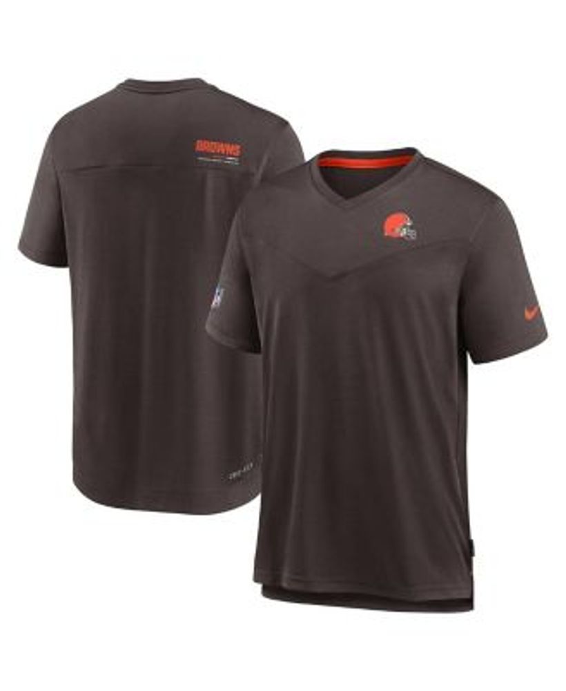 Nike Men's Gray Cleveland Browns Sideline Lockup Performance Long Sleeve T- shirt - Macy's