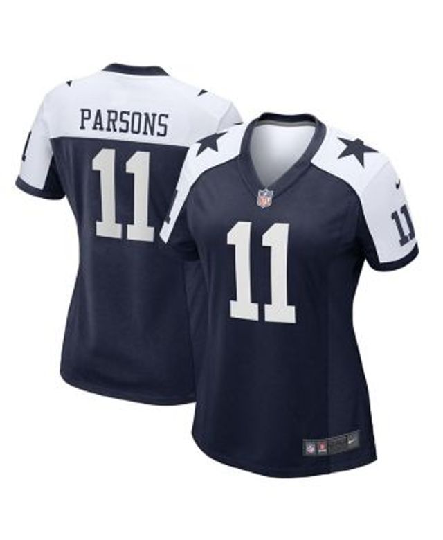 Women's Nike Micah Parsons Silver Dallas Cowboys Inverted Legend Jersey