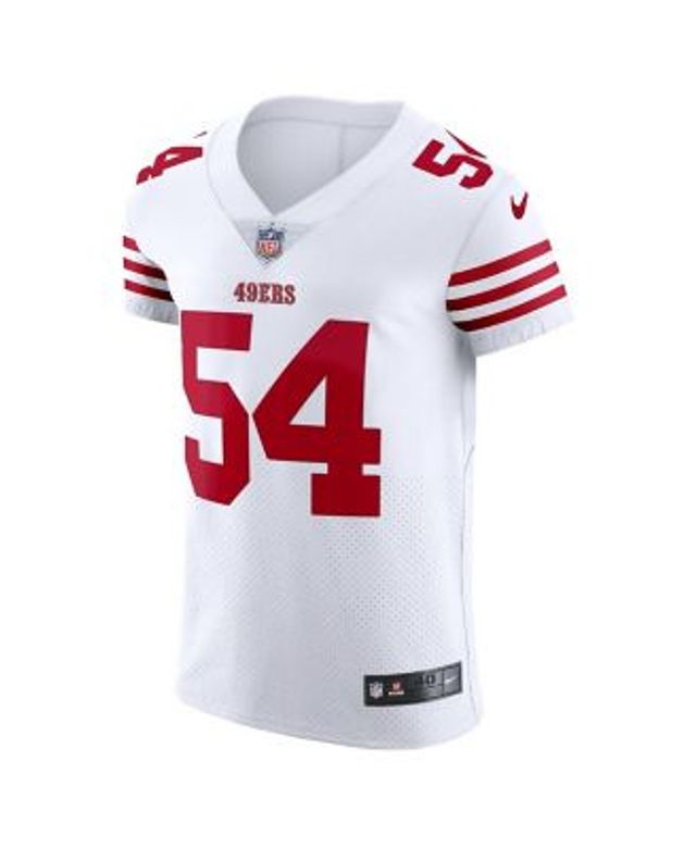 Men's San Francisco 49ers Fred Warner Nike White Vapor Limited Jersey