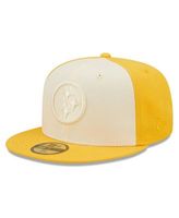 Men's New Era Cream Pittsburgh Steelers Retro 59FIFTY Fitted Hat