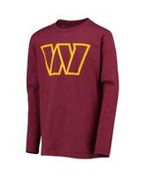 Men's Nike Black Washington Commanders Primary Logo Long Sleeve T-Shirt