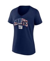 Men's Fanatics Branded Navy New York Giants Banner Wave Logo T-Shirt Size: Small