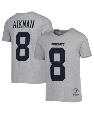 Youth Mitchell & Ness Troy Aikman Navy Dallas Cowboys Retired Player Legacy Jersey Size: Small