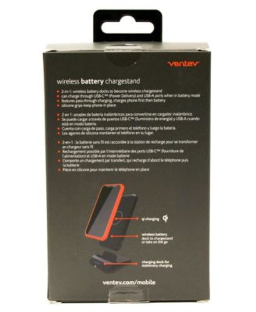 Wireless 10,000 Mah Battery Charge Stand, 10W