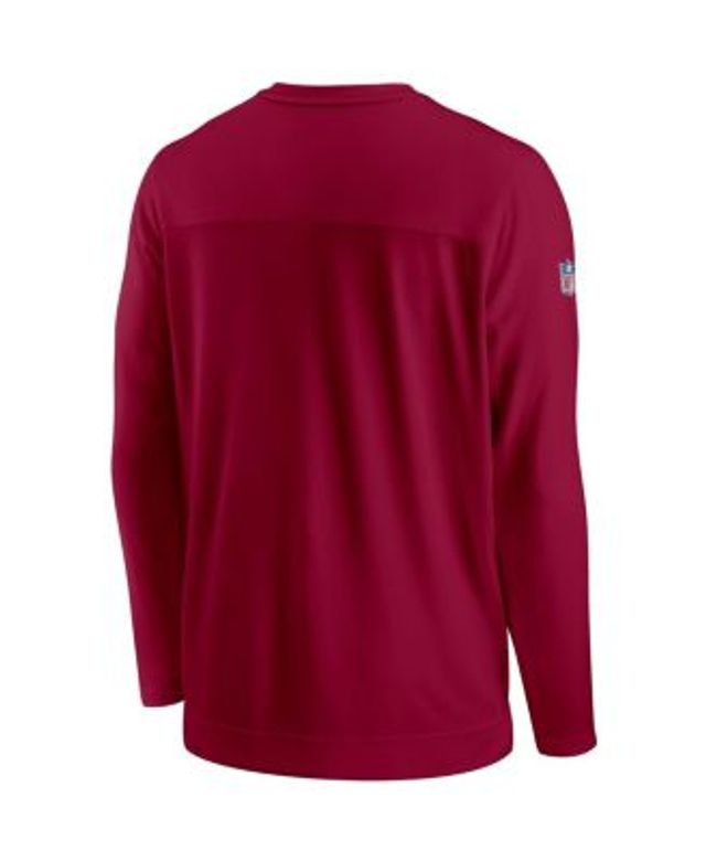 Arizona Cardinals Nike Sideline Coach Long Sleeve V-Neck T-Shirt