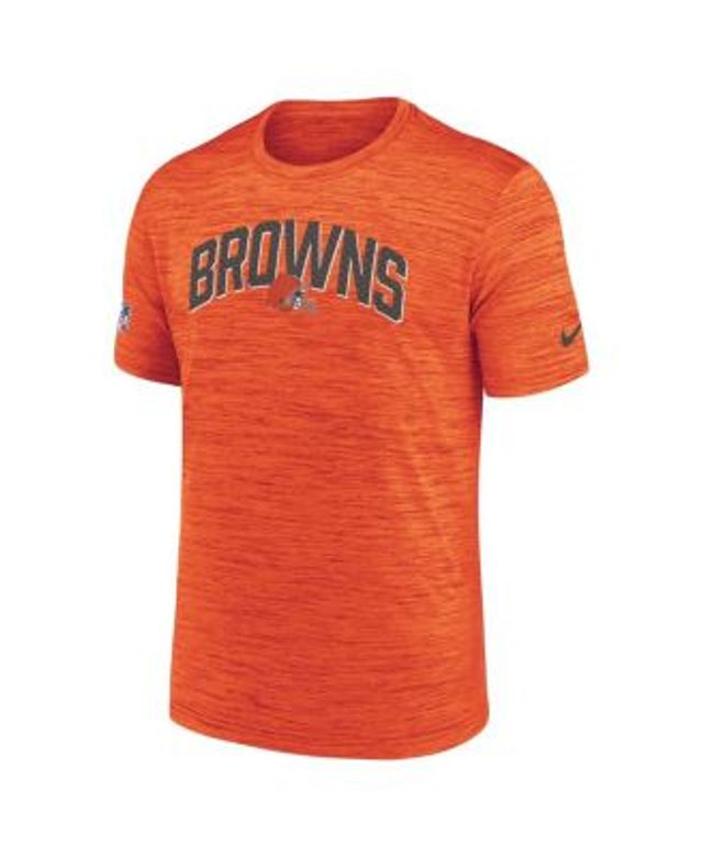 Nike Men's Dri-Fit Sideline Velocity (NFL Cleveland Browns) Long-Sleeve T-Shirt in Grey, Size: Medium | 00KX06G93-078