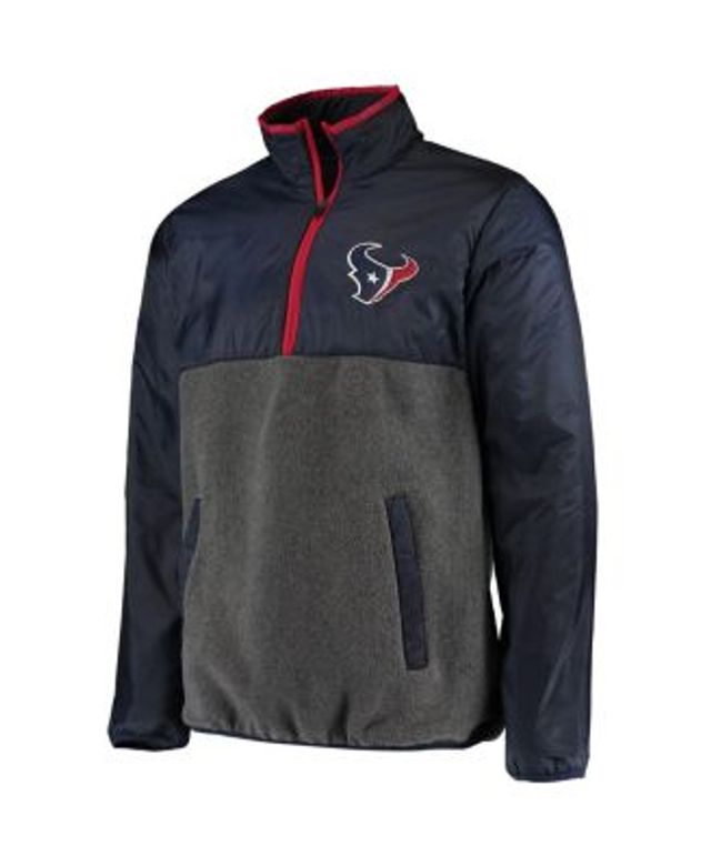 Men's Nike Navy Houston Texans 2021 Sideline Coaches Repel Quarter-Zip Jacket