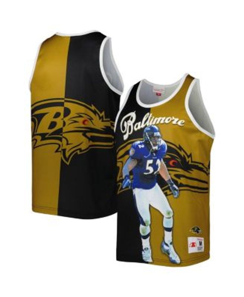 Men's Mitchell & Ness Deion Sanders Red/Black Atlanta Falcons Retired Player Graphic Tank Top