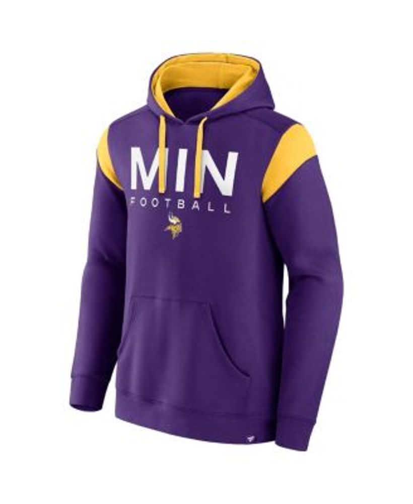 Minnesota Vikings Fanatics Branded Call The Shot Pullover Hoodie - Purple