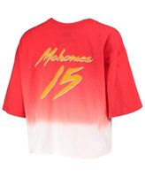 Patrick Mahomes Kansas City Chiefs Player Icon Name & Number T-Shirt – Red