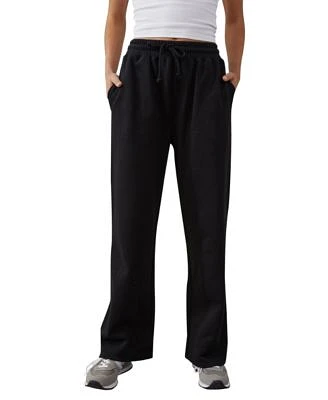 Women's Plush Wide Leg Track Pants