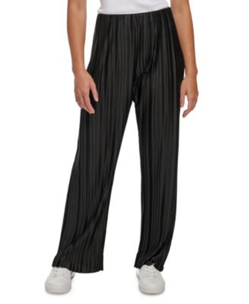 Calvin Klein Women's Pleated Wide Leg Pants