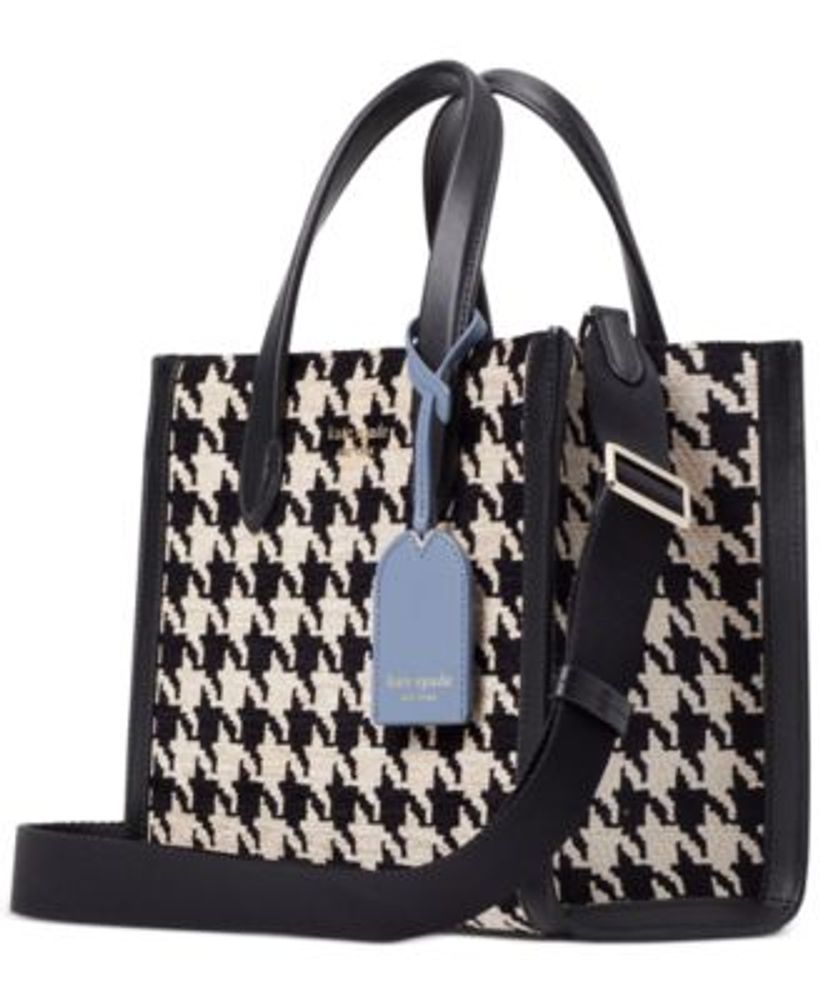 Kate spade new york Manhattan Houndstooth Chenille Fabric Small Tote