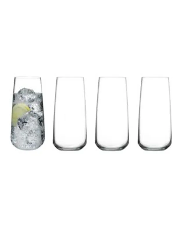 Nude Glass Wayne High Ball Glasses, Set of 4