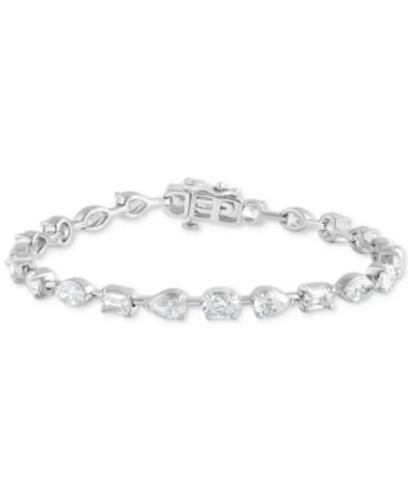 Macy's Diamond Bangle Bracelet in 14K White Gold (1 Ct. t.w.) - Multi